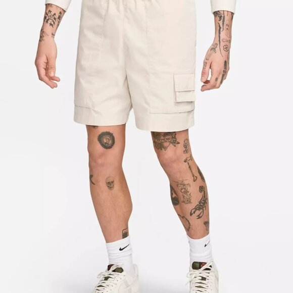 Nike Life Men's Size XLarge Shorts Light Orewood Brown FN3216 104 $85 Retail NEW - Picture 2 of 15